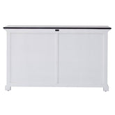 Modern Farmhouse Black And White Buffet Server